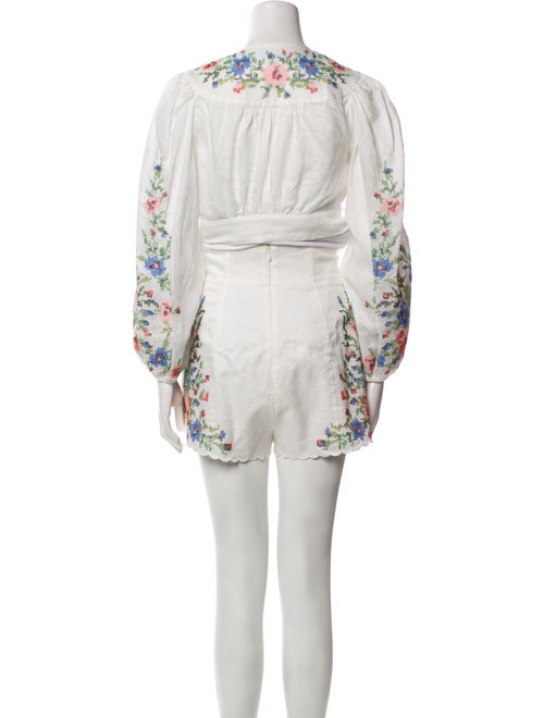 Zimmermann Linen Printed Short Set