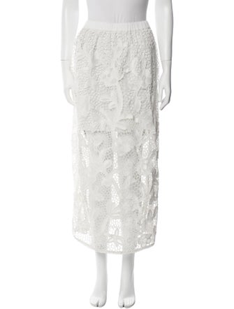 Zimmermann Lace Pattern Midi Length Skirt w/ Tags