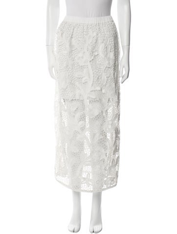 Zimmermann Skirts Lace Pattern Midi Length Skirt S