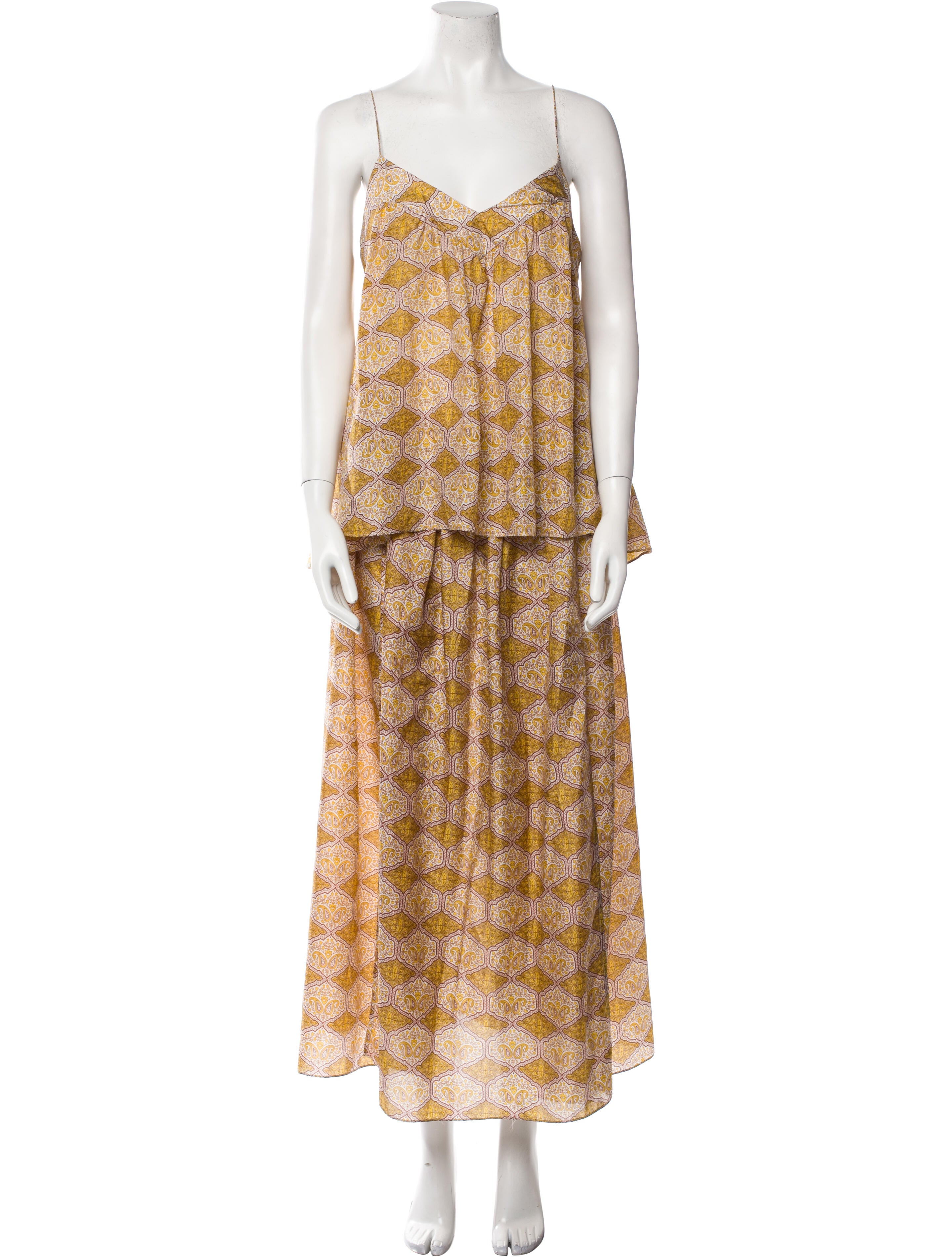 Zimmermann Silk Printed Skirt Set