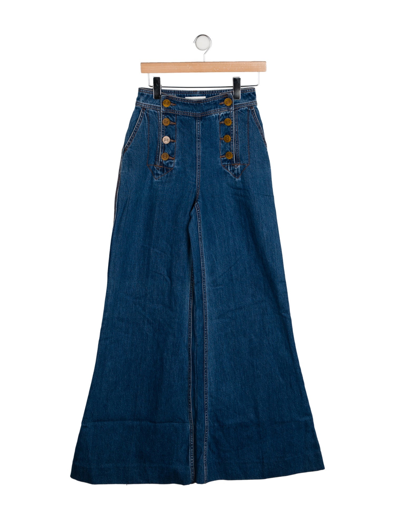 デニム・ジーパン Philosophy Di Lorenzo Serafini Wide-Leg High-Waist Denim Philosophy Di Lorenzo Serafini Wide-leg jeans for Women