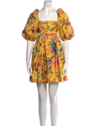 Zimmermann Linen Knee-Length Dress