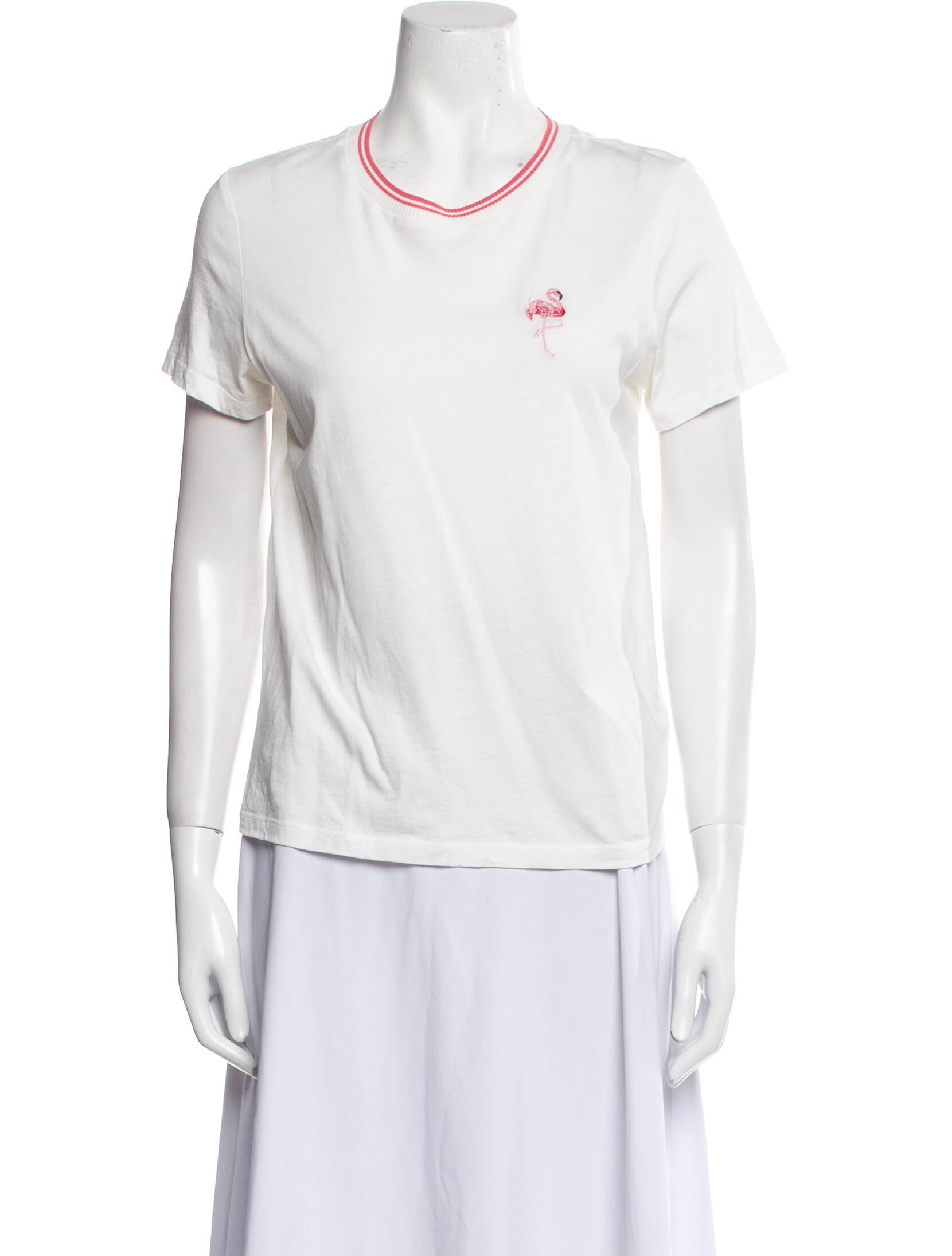 Zimmermann Crew Neck Short Sleeve T-Shirt