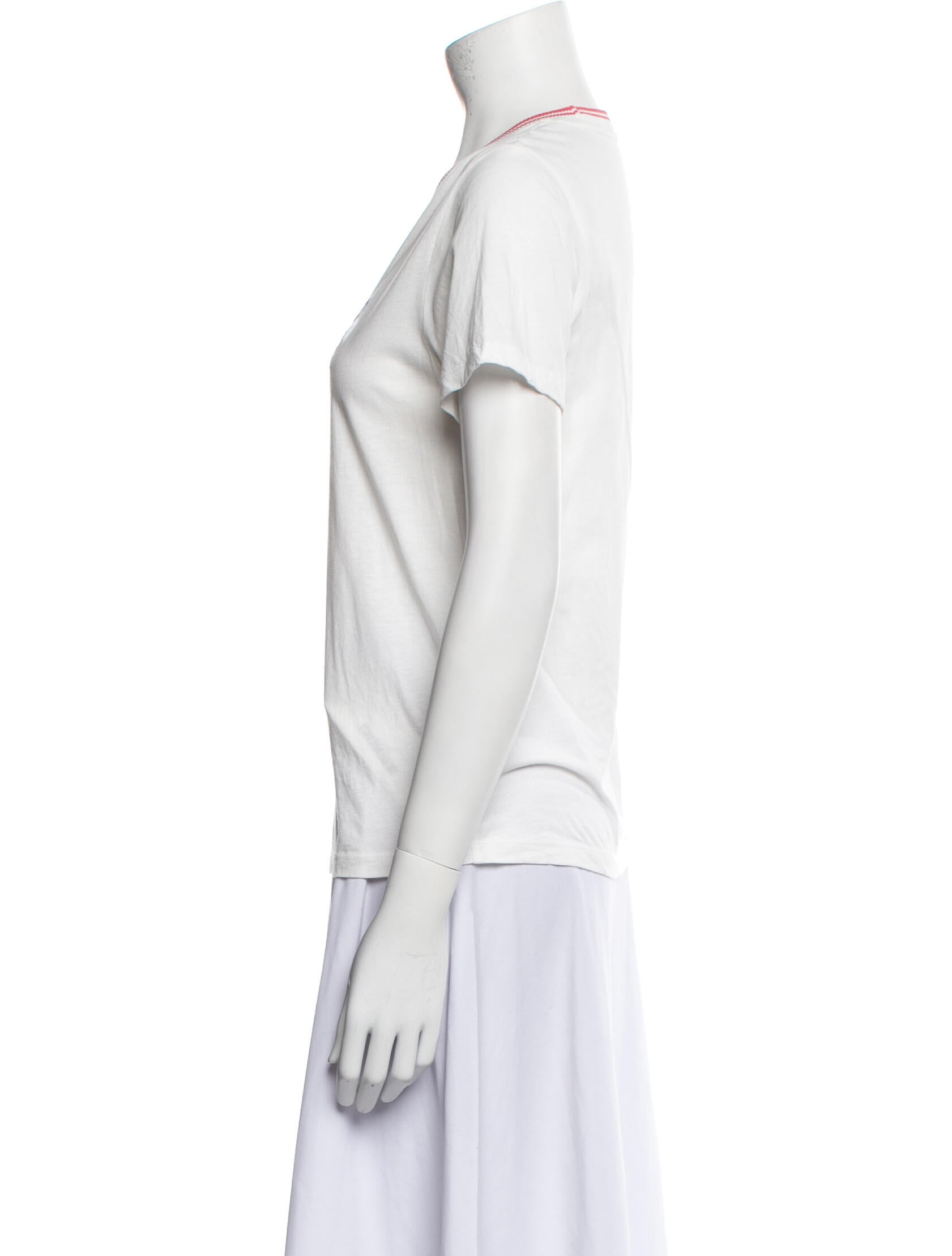 Zimmermann Crew Neck Short Sleeve T-Shirt