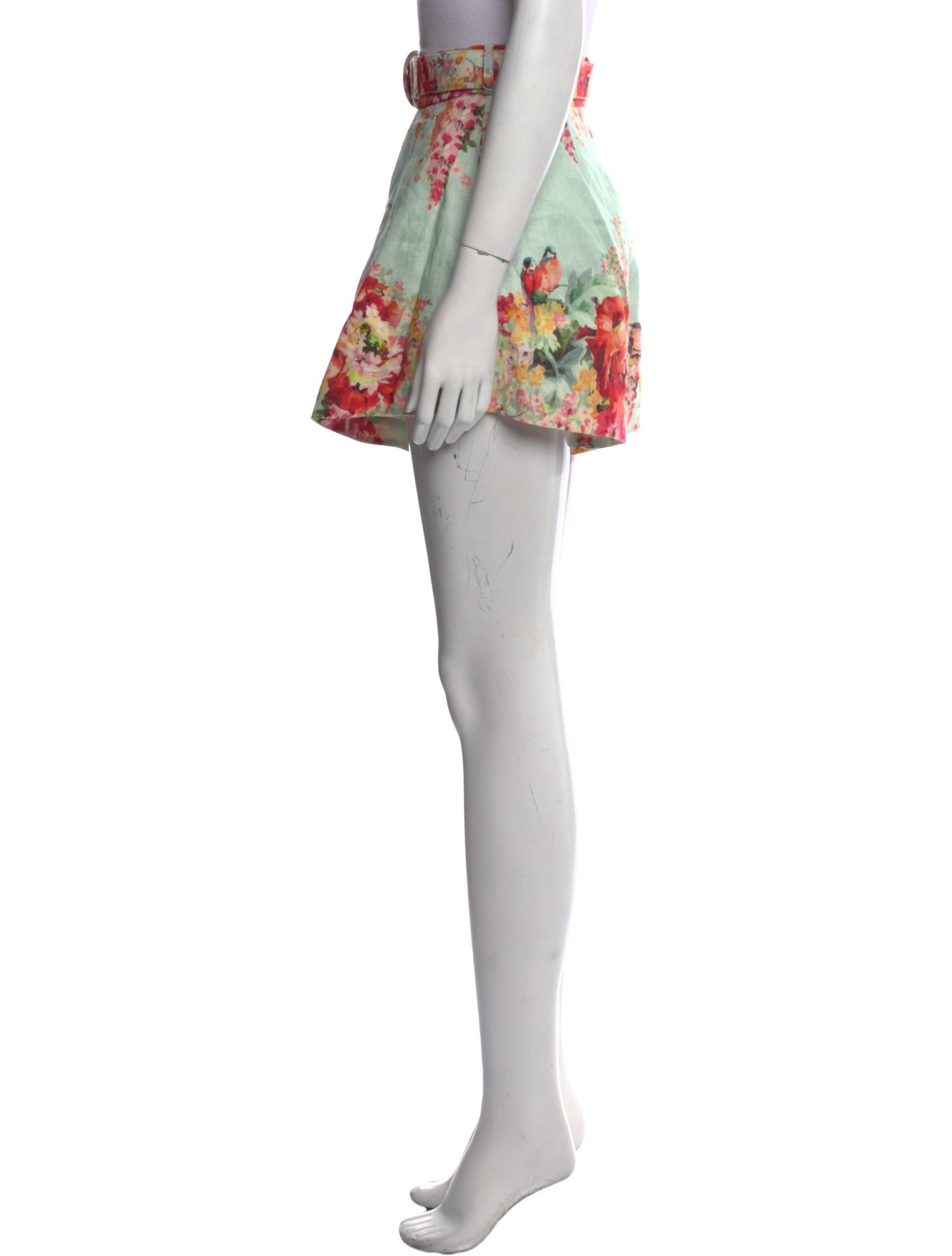 Zimmermann Linen Mini Shorts