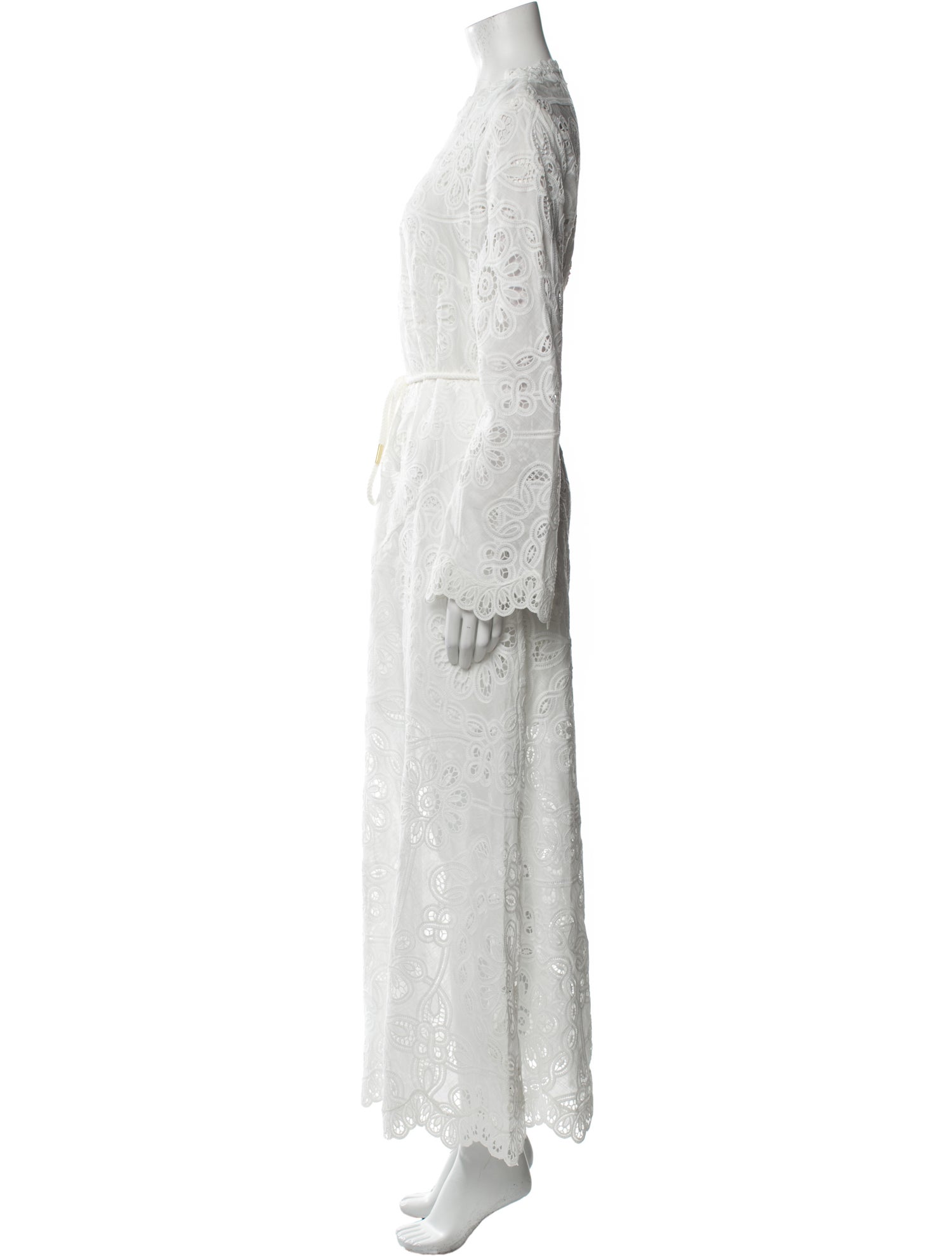 Zimmermann Lace Pattern Long Dress