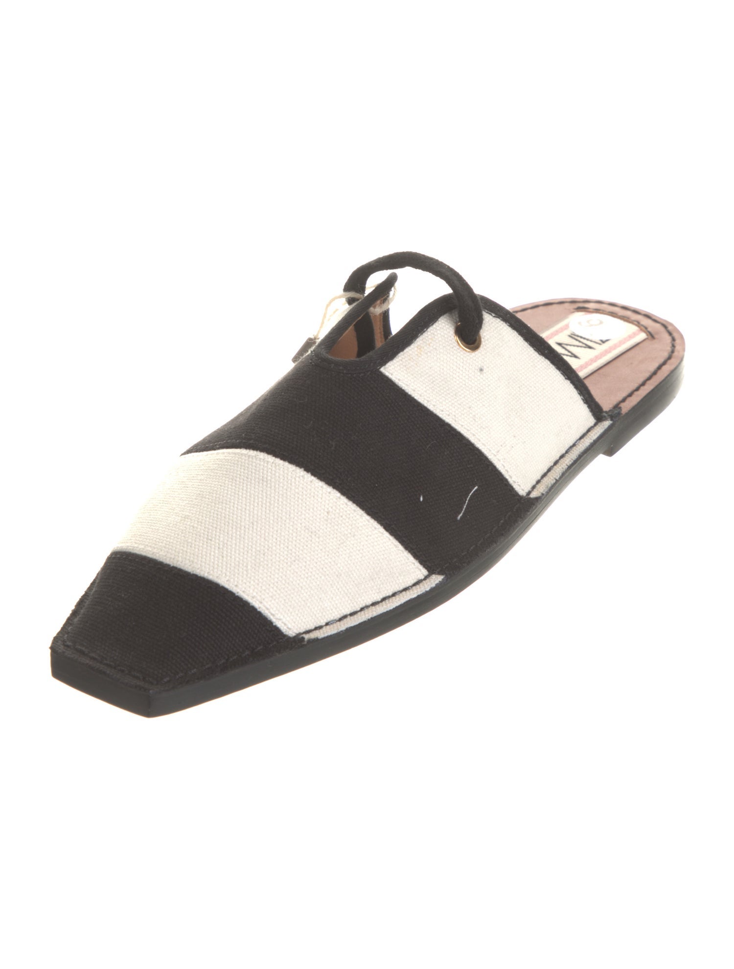 Zimmermann Canvas Colorblock Pattern Mules