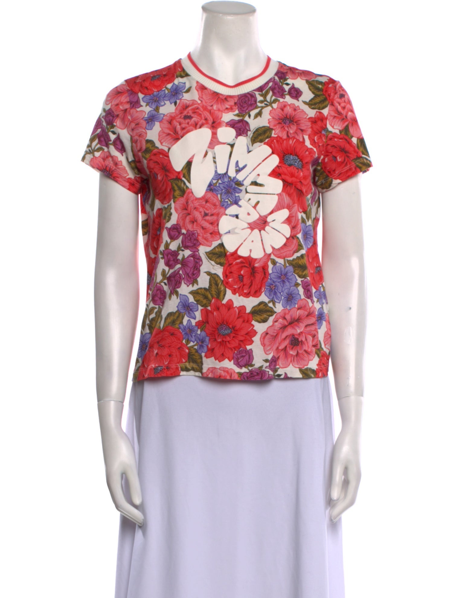 Zimmermann Floral Print T-Shirt