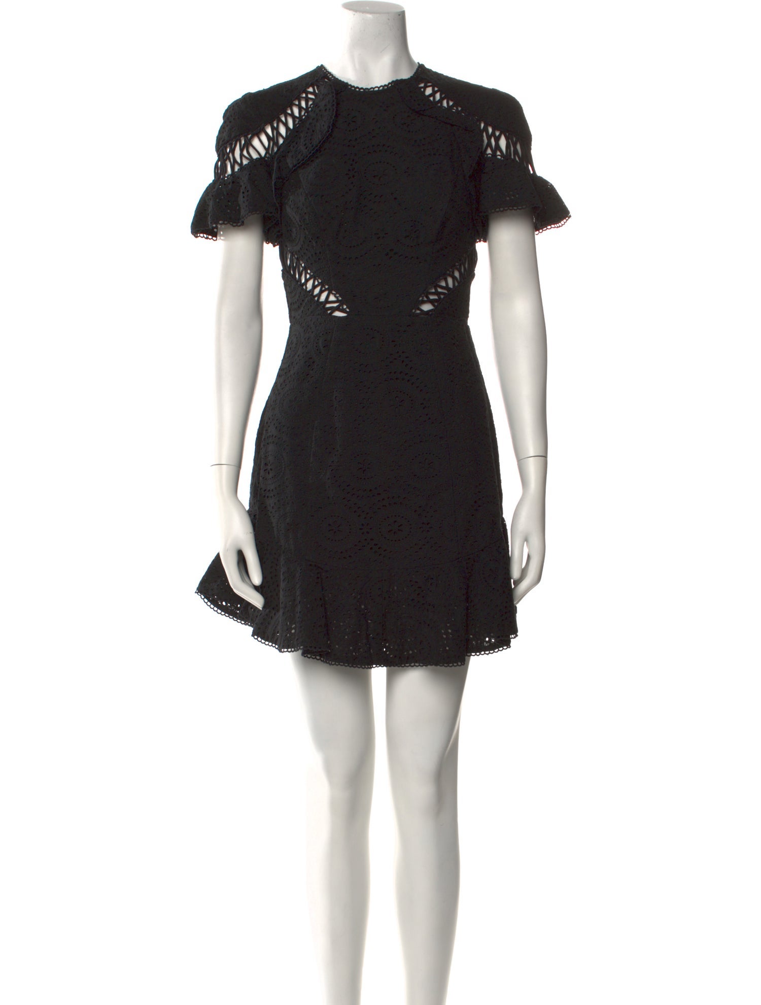 Zimmermann Crew Neck Mini Dress