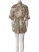 Zimmermann Linen Floral Print Romper