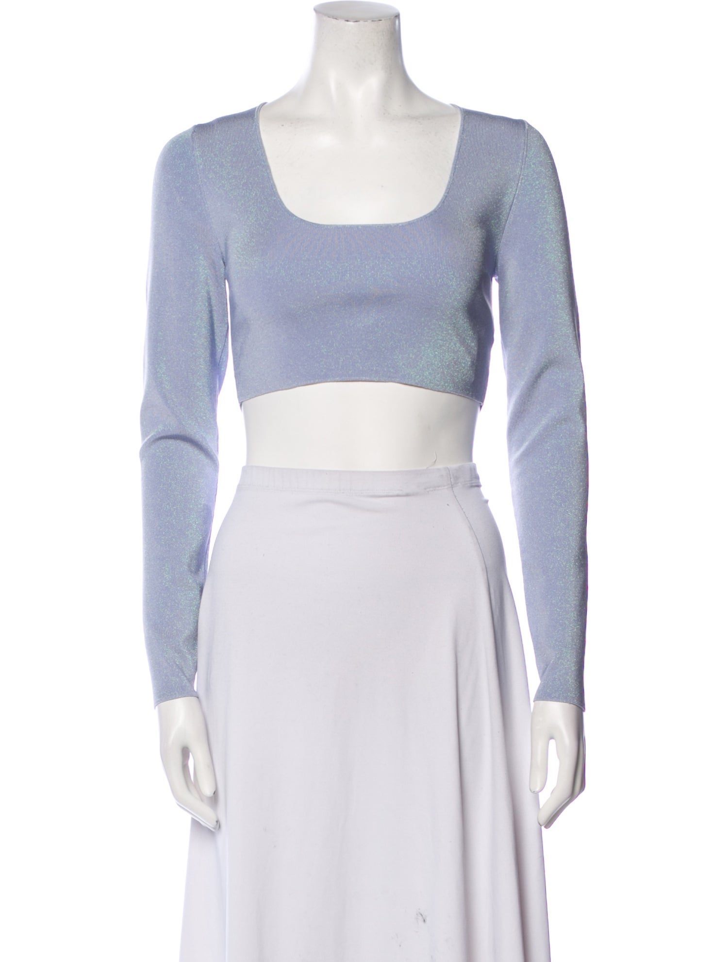 Zimmermann Square Neckline Long Sleeve Crop Top w/ Tags