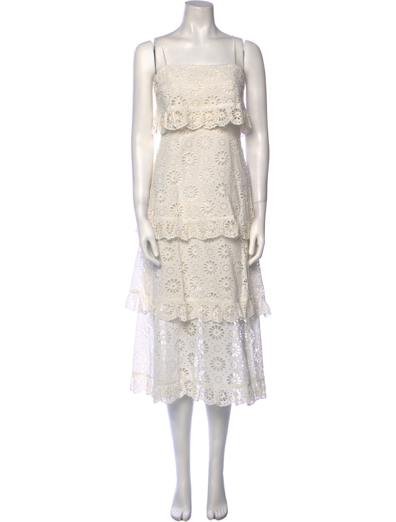 Zimmermann Lace Pattern Midi Length Dress