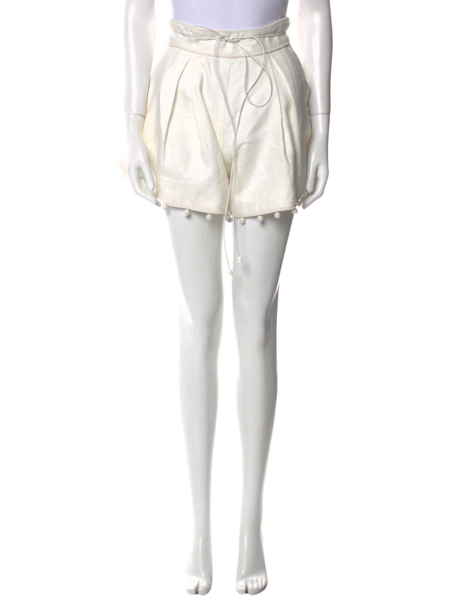 Zimmermann Linen Mini Shorts