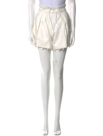 Zimmermann Linen Mini Shorts