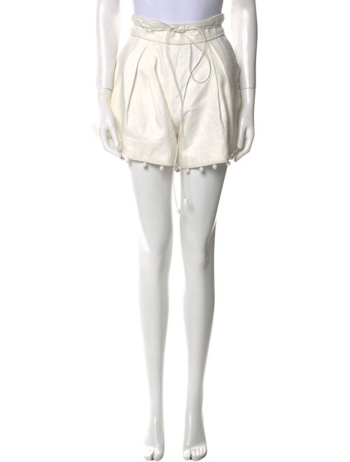 Zimmermann Linen Mini Shorts