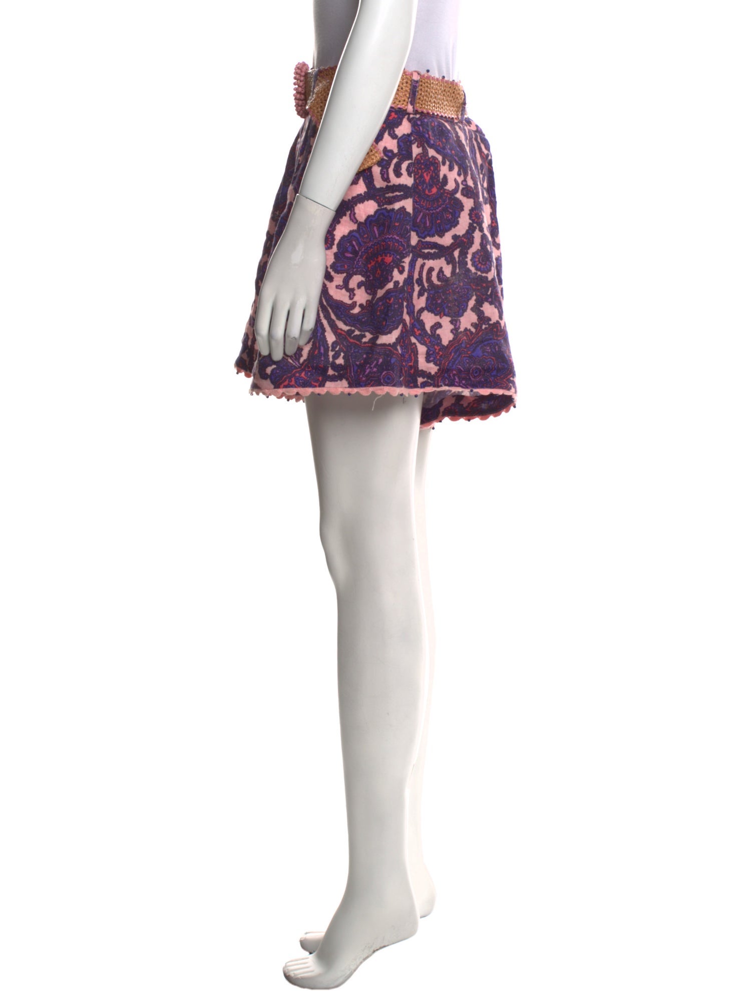 Zimmermann Linen Mini Shorts