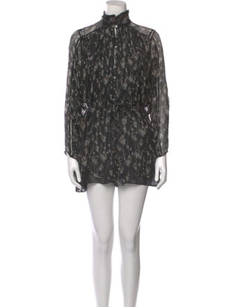 Zimmermann Silk Floral Print Romper