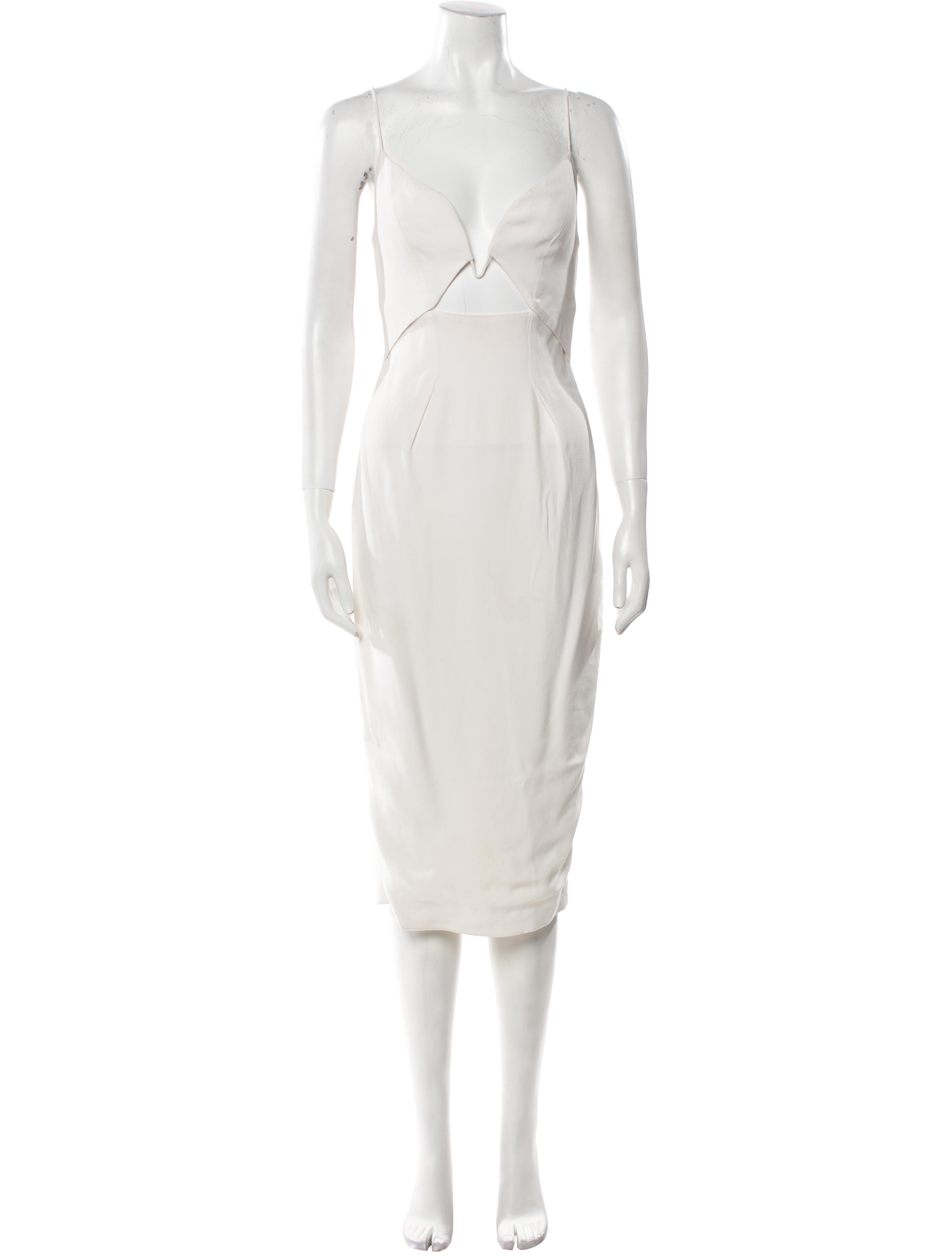 Zimmermann V-Neck Midi Length Dress