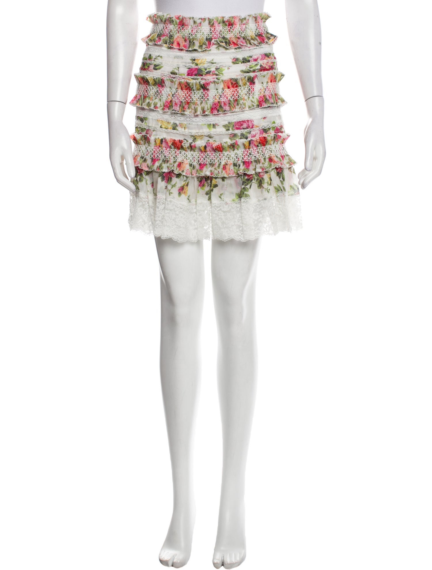 Zimmermann Linen Mini Skirt