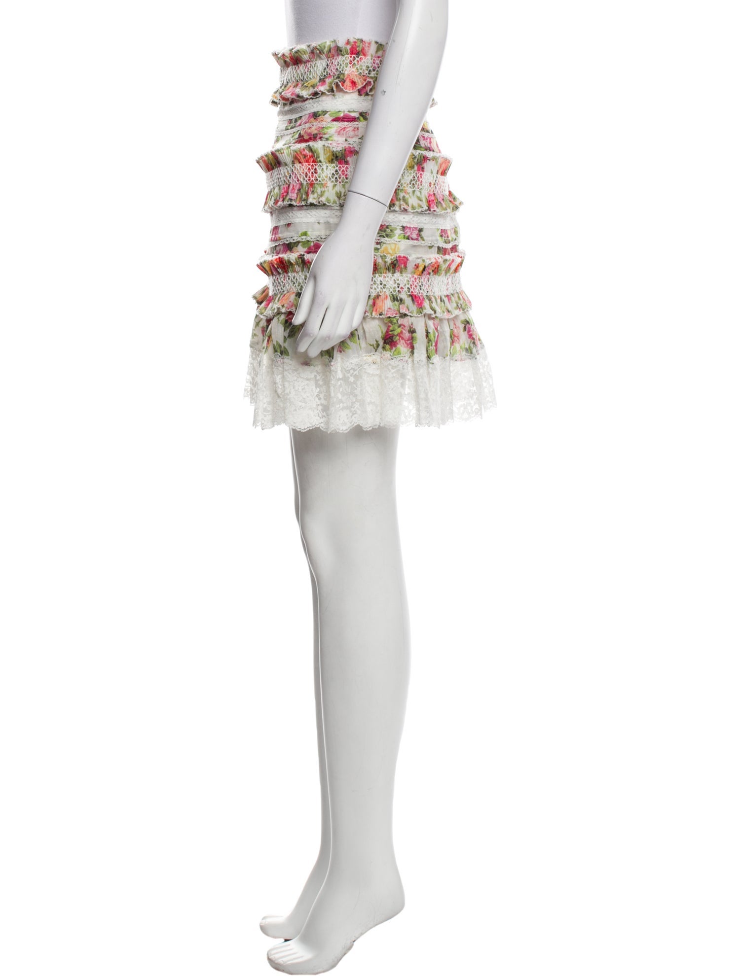 Zimmermann Linen Mini Skirt