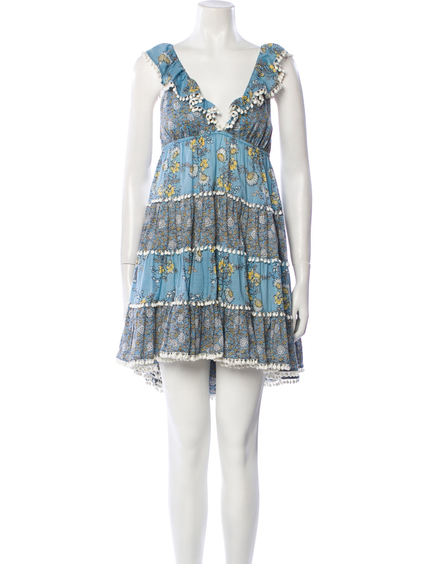 Zimmermann Printed Knee-Length Dress