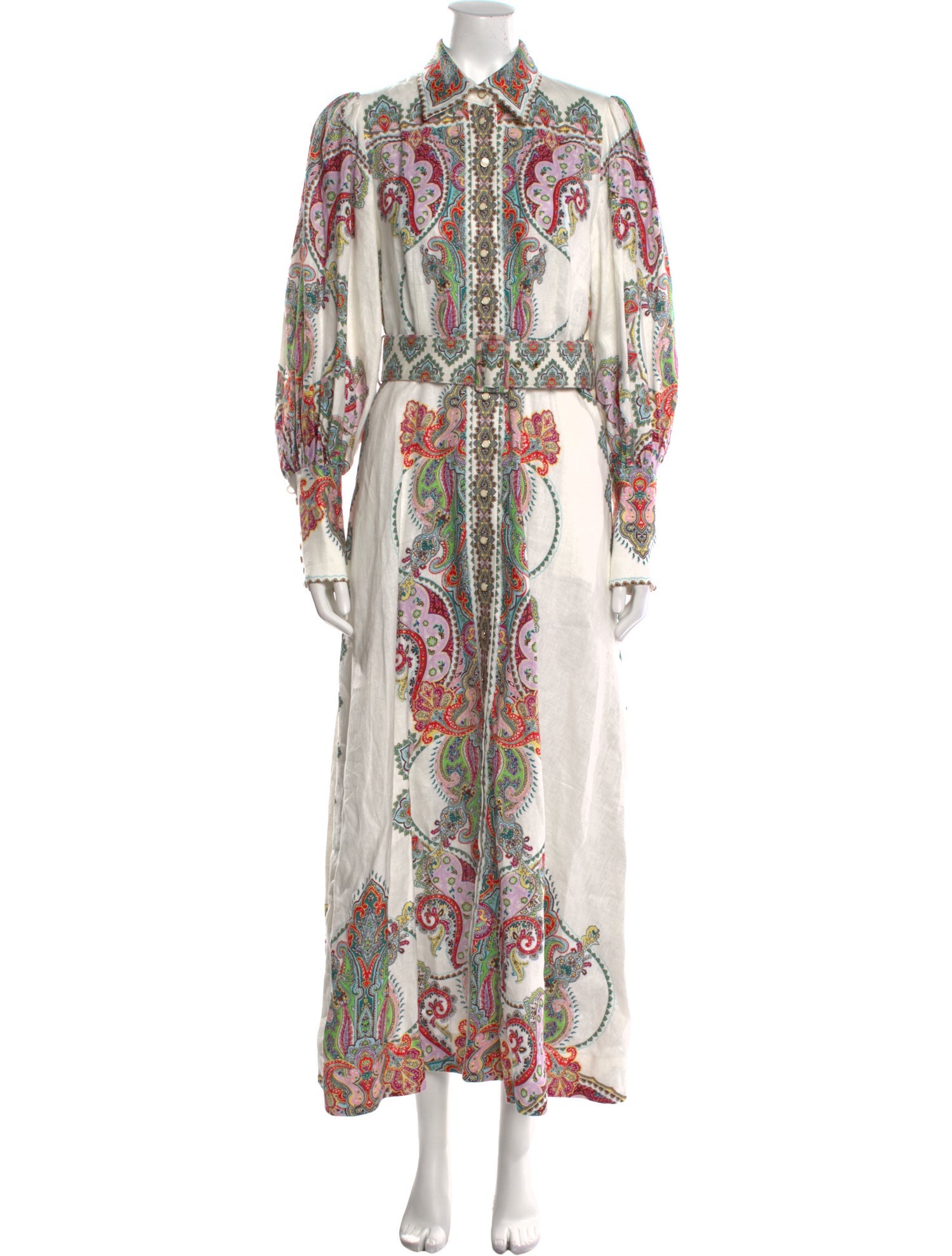 Zimmermann Paisley Print Long Dress