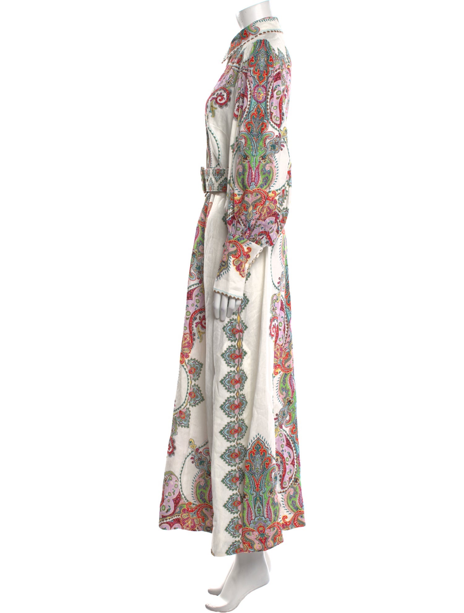Zimmermann Paisley Print Long Dress