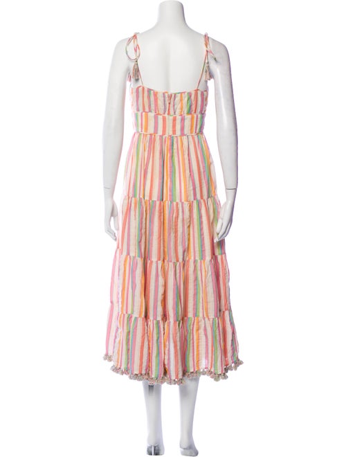Zimmermann Striped Midi Length Dress