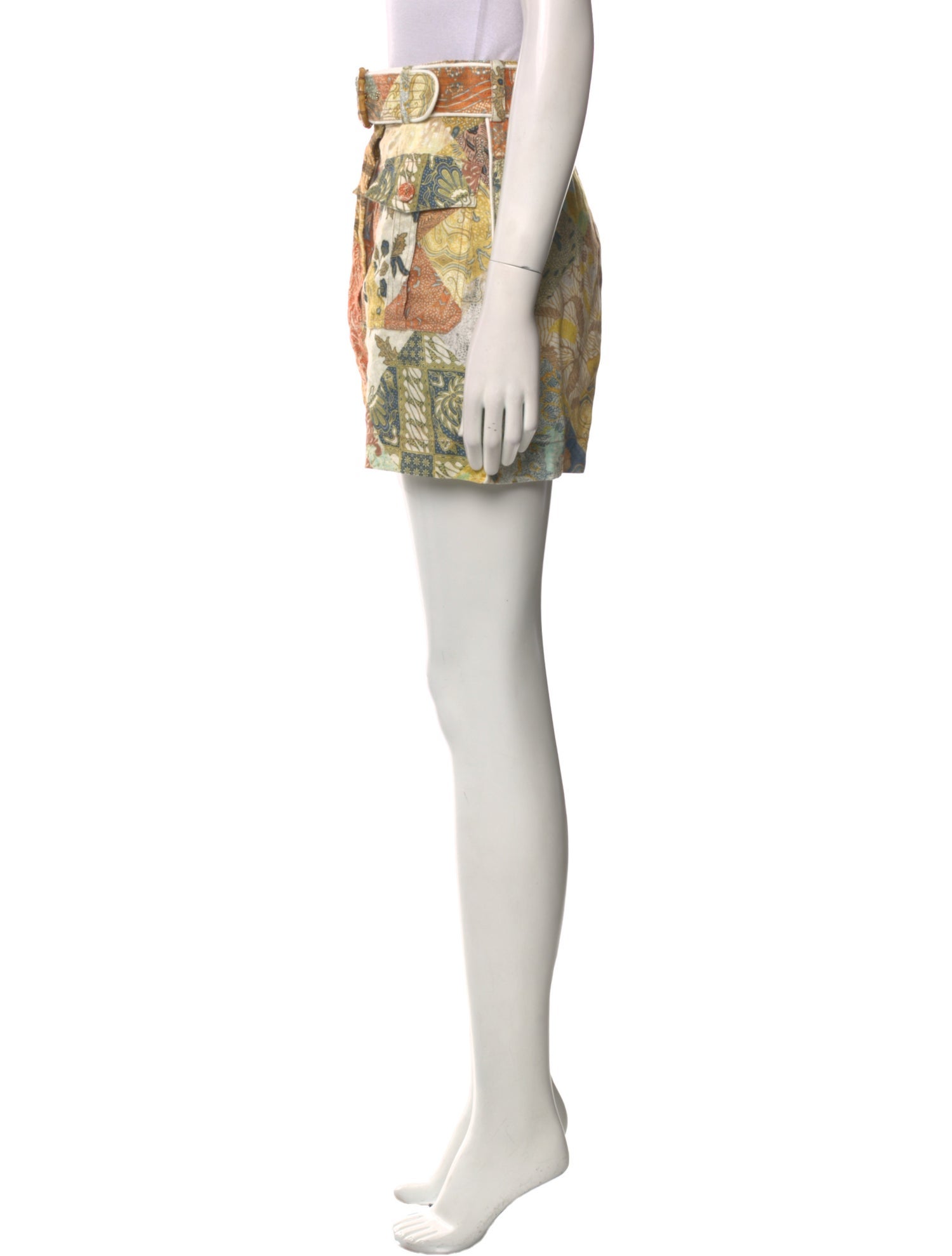 Zimmermann Linen Mini Shorts