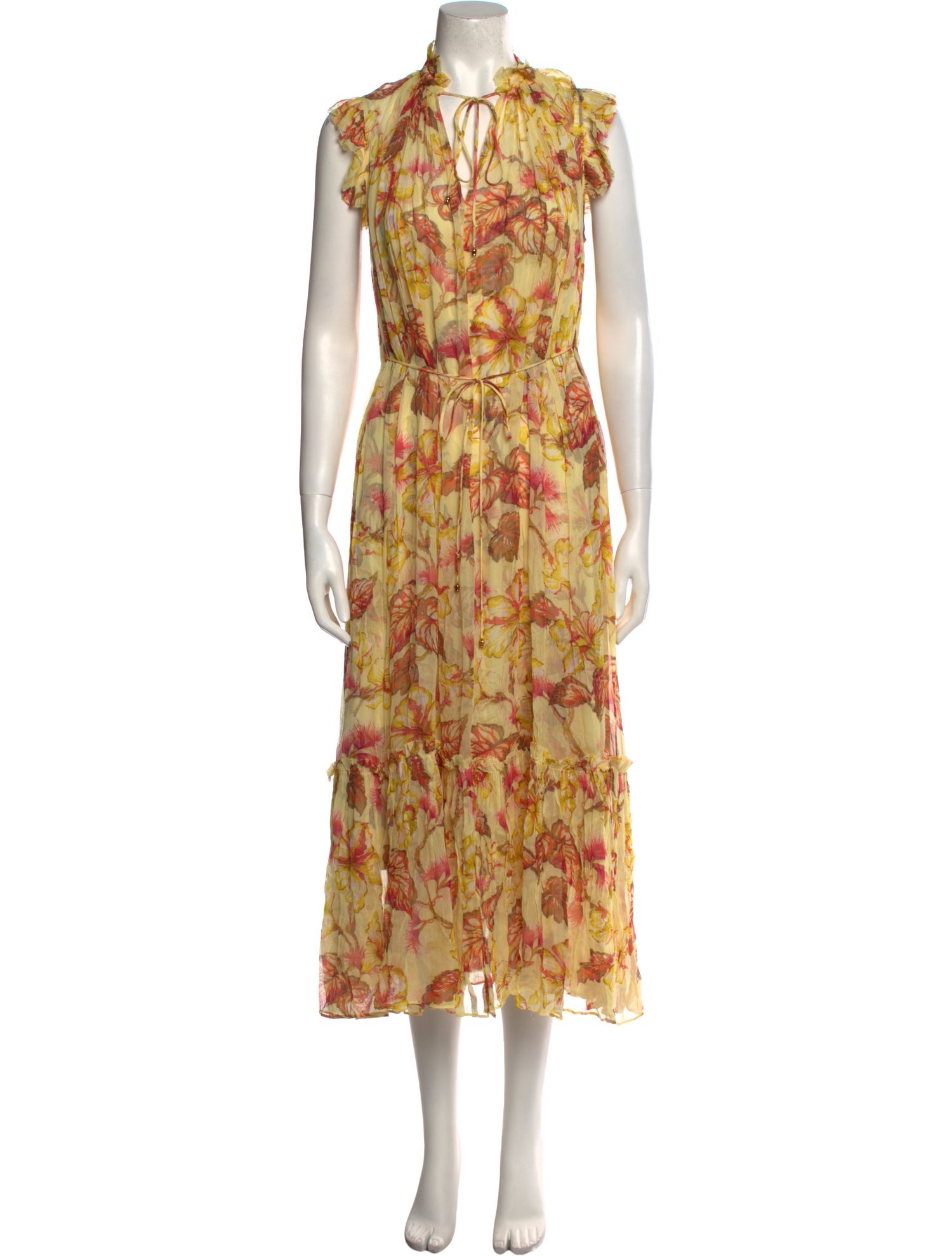 Zimmermann Floral Print Long Dress w/ Tags