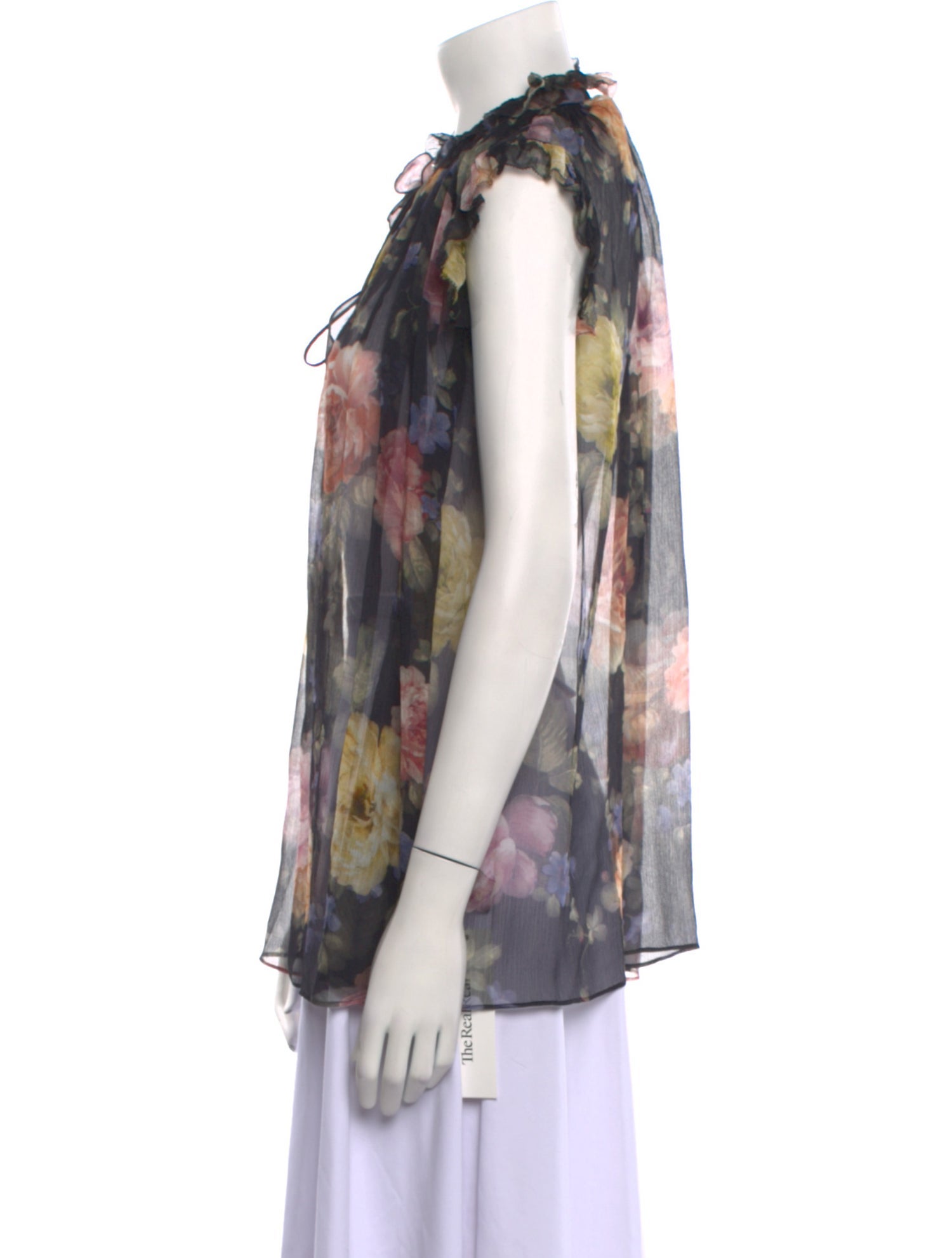 Zimmermann Silk Floral Print Blouse w/ Tags