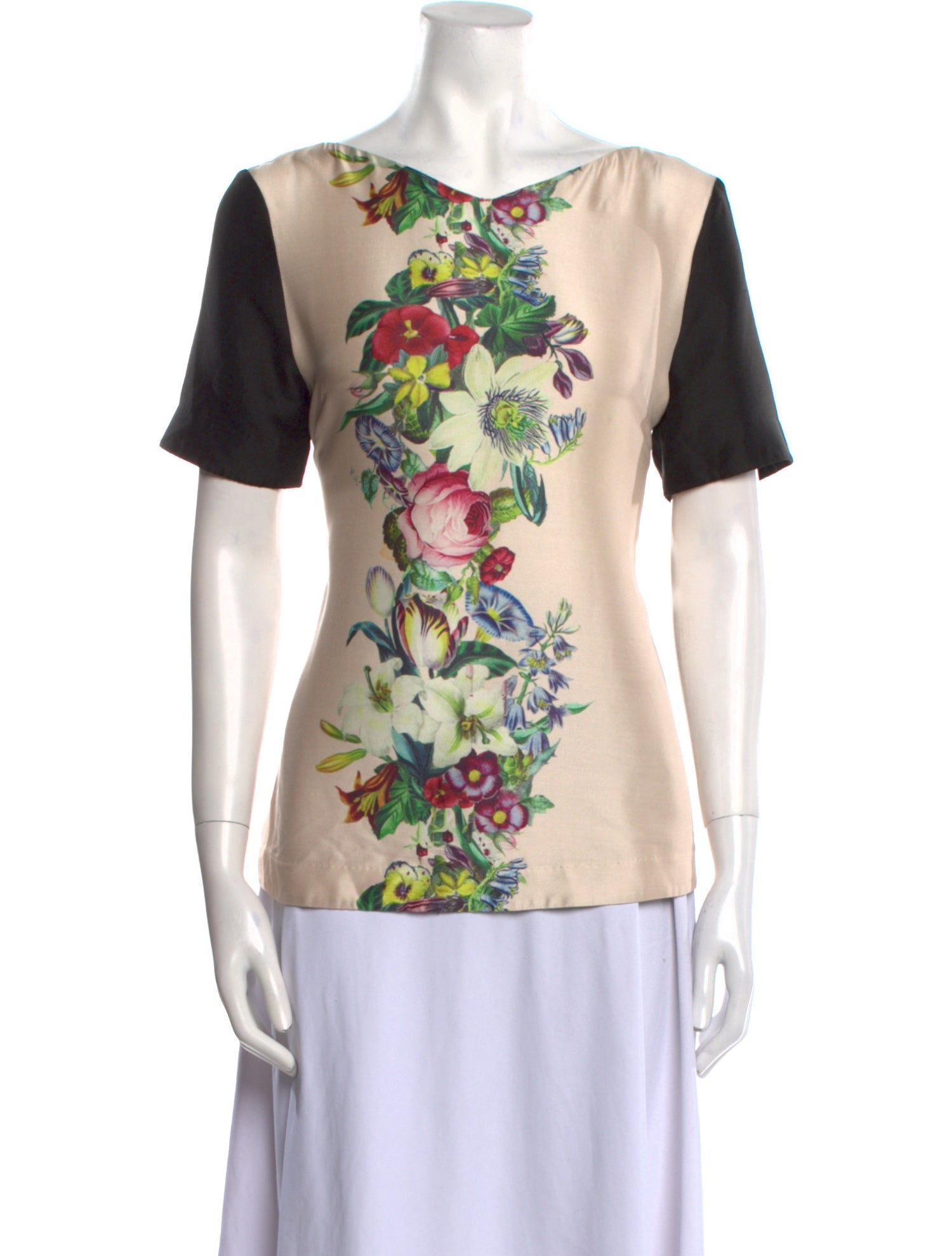 Zimmermann Silk Floral Print T-Shirt