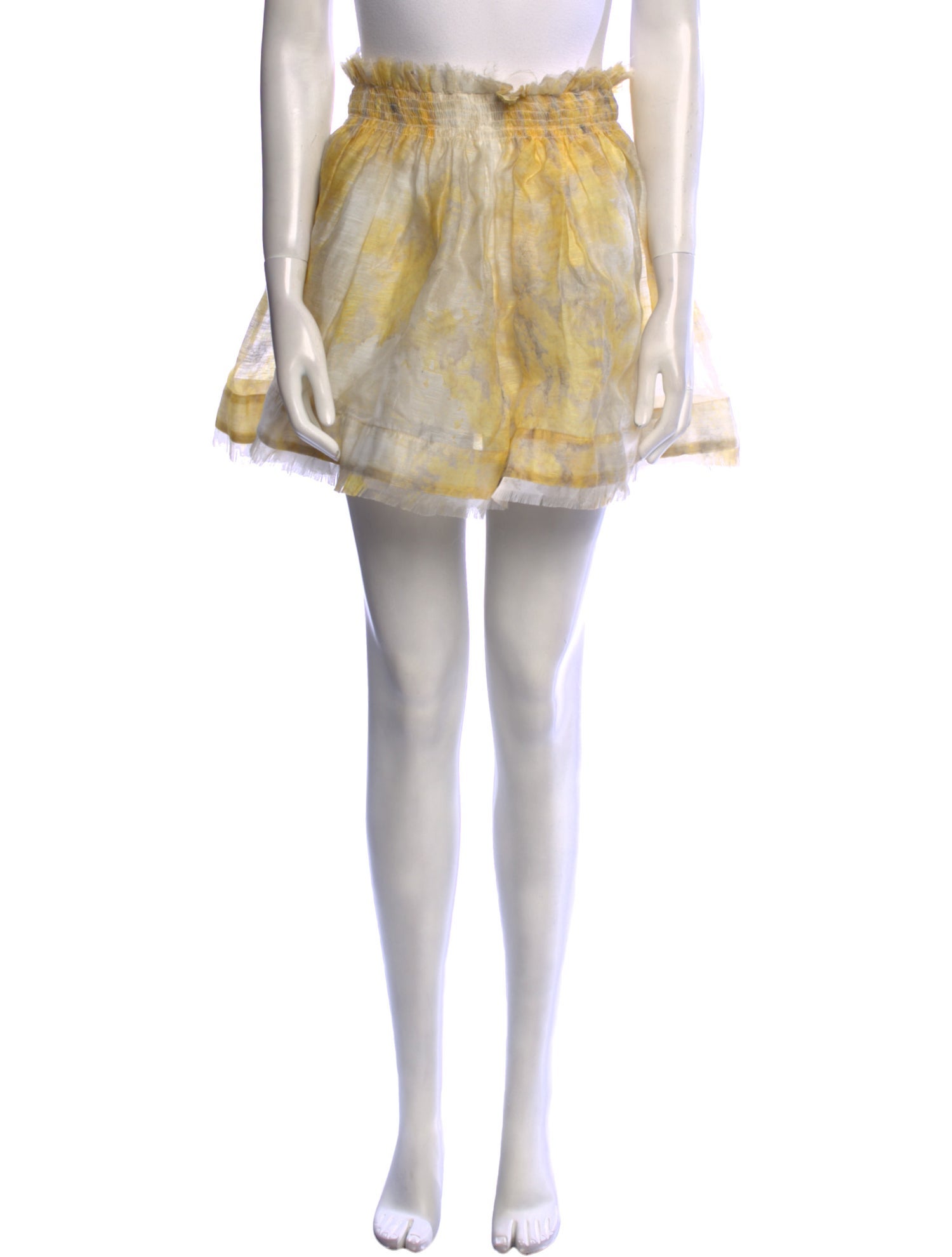 Zimmermann Linen Mini Skirt