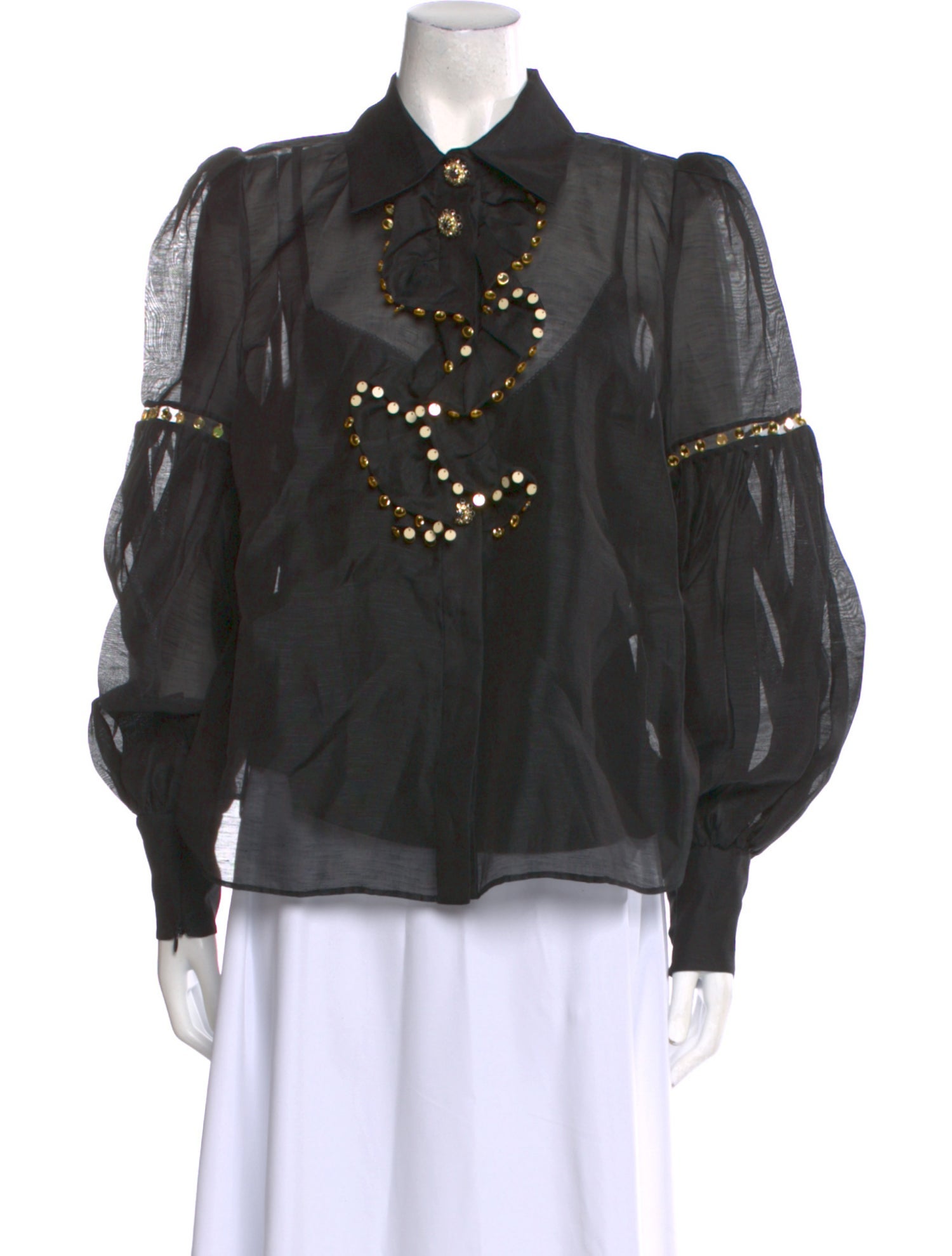 Zimmermann Linen Long Sleeve Blouse w/ Tags