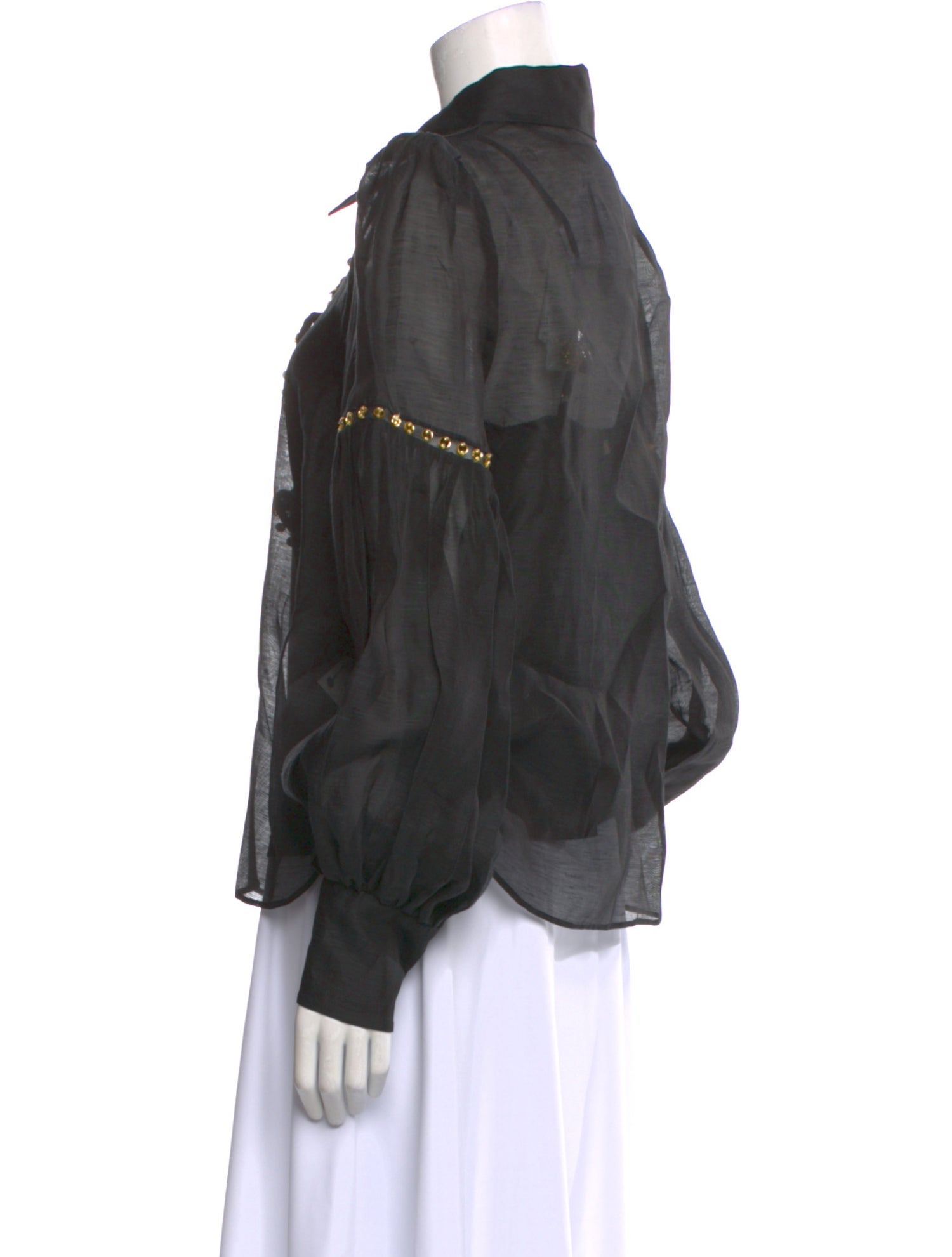 Zimmermann Linen Long Sleeve Blouse w/ Tags