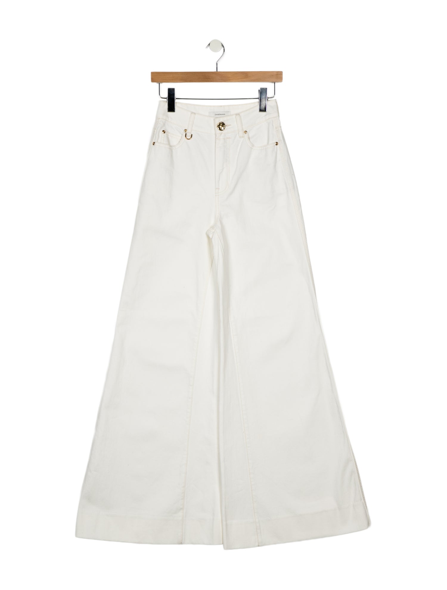 Zimmermann High-Rise Wide Leg Jeans