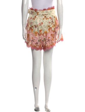 Zimmermann Linen Mini Shorts