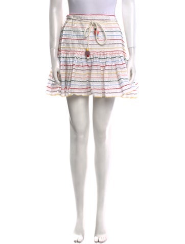 Zimmermann Skirts Striped Mini Skirt M
