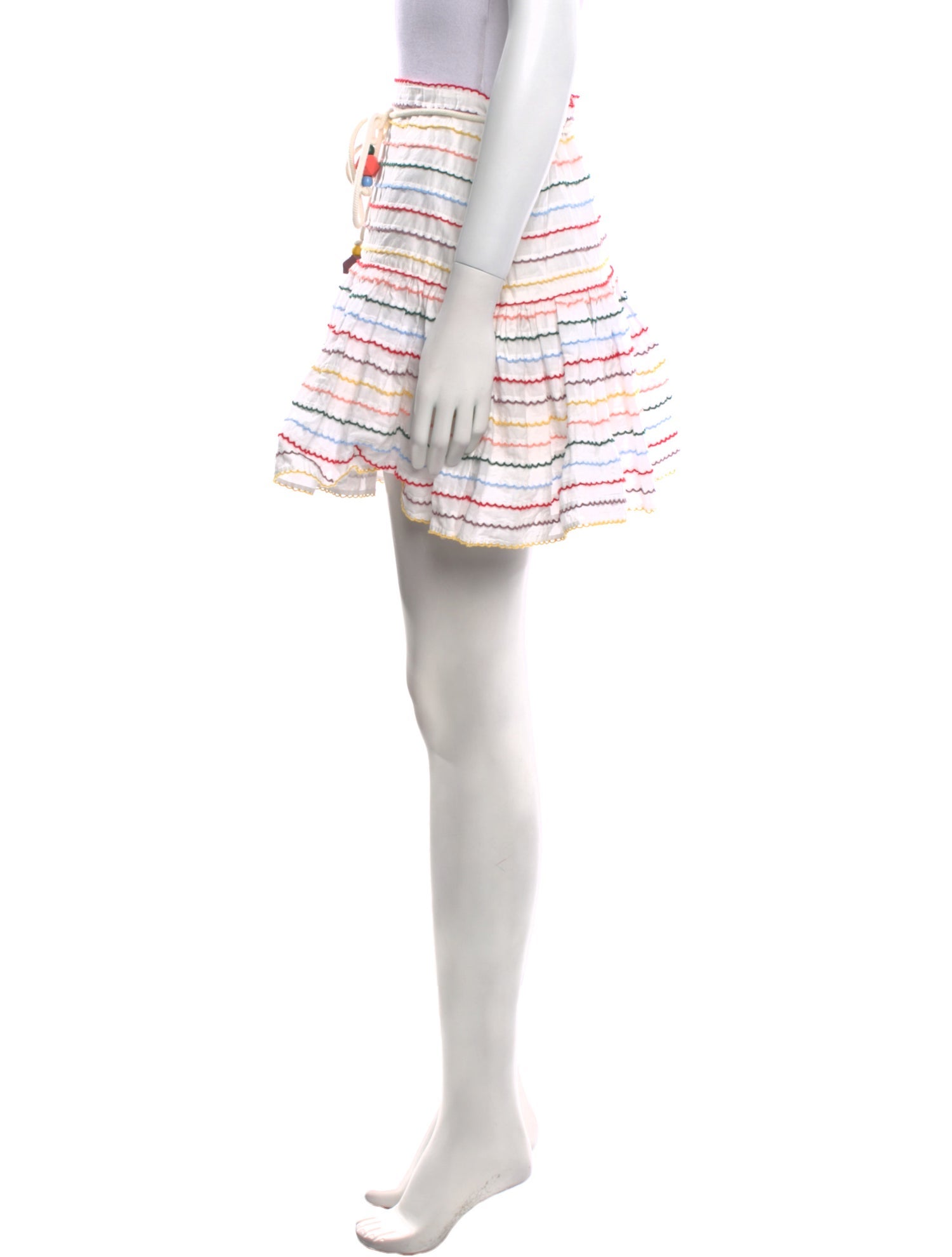 Zimmermann Striped Mini Skirt