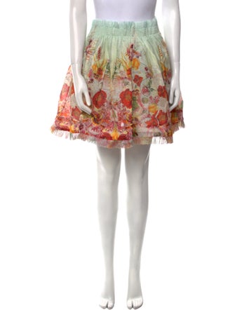 Zimmermann Linen Mini Skirt