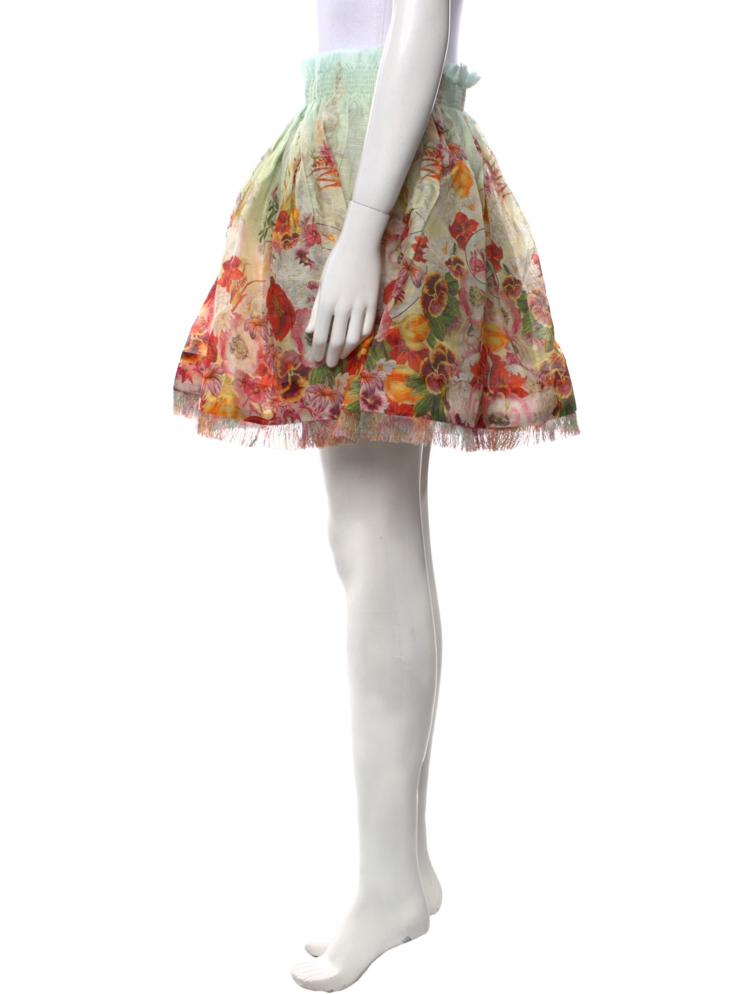 Zimmermann Linen Mini Skirt