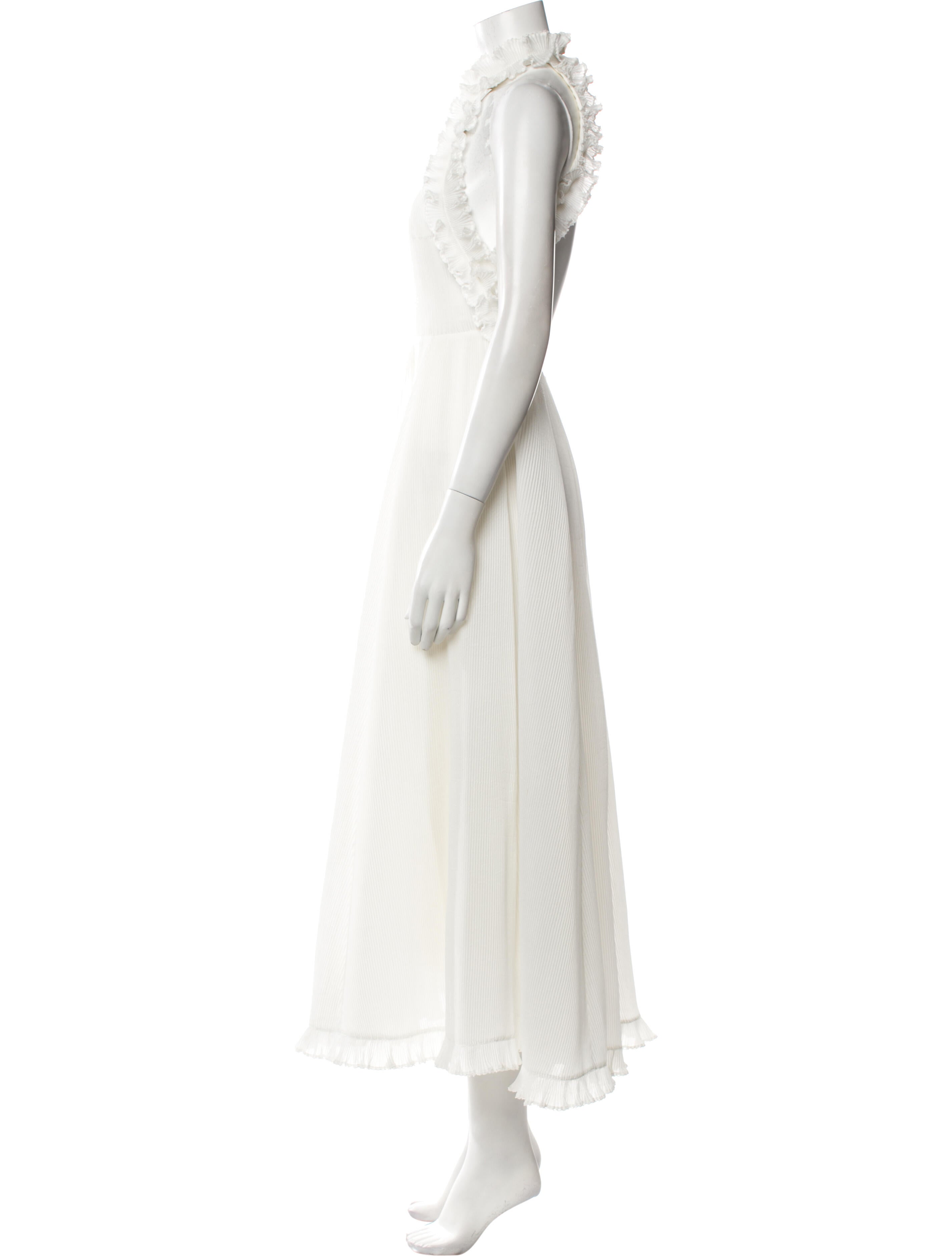 Zimmermann Mock Neck Long Dress