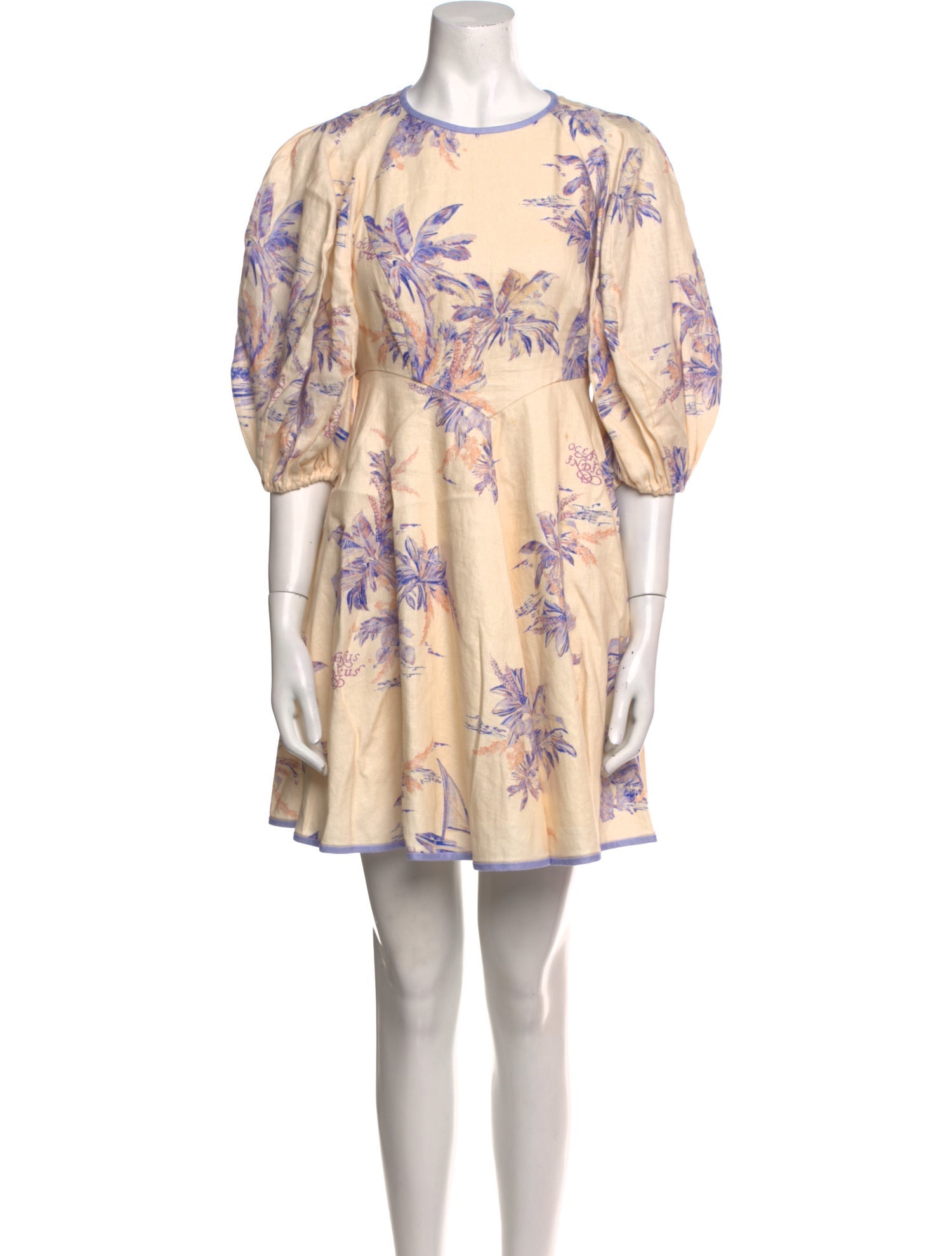 Zimmermann Linen Mini Dress