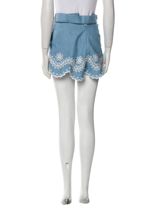 Zimmermann Linen Mini Shorts