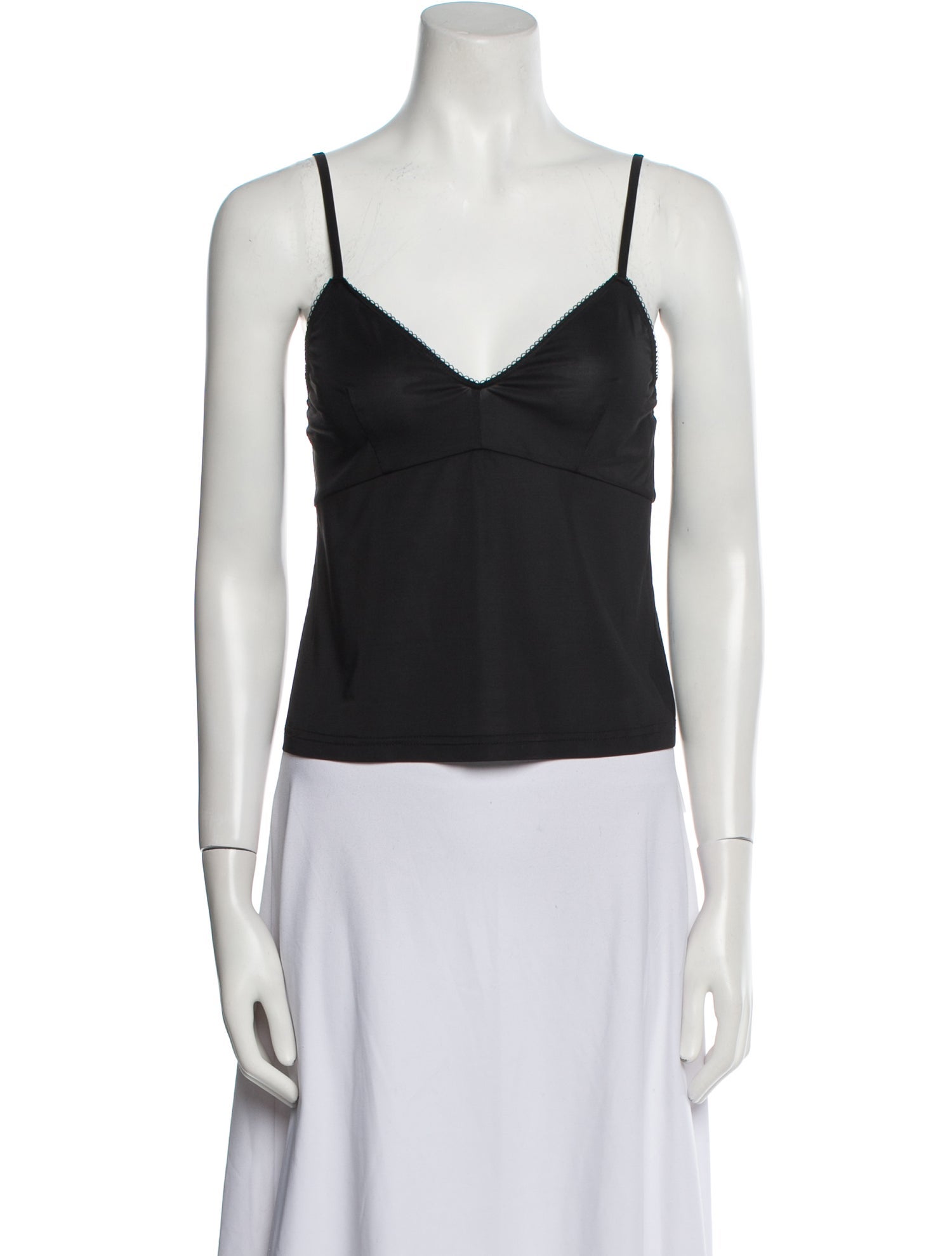 Zimmermann V-Neck Sleeveless Crop Top