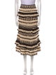 Zimmermann Striped Midi Length Skirt