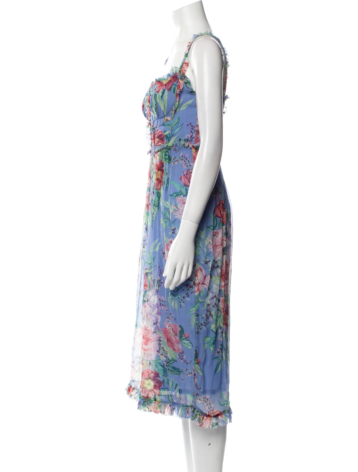 Zimmermann Silk Floral Print Jumpsuit