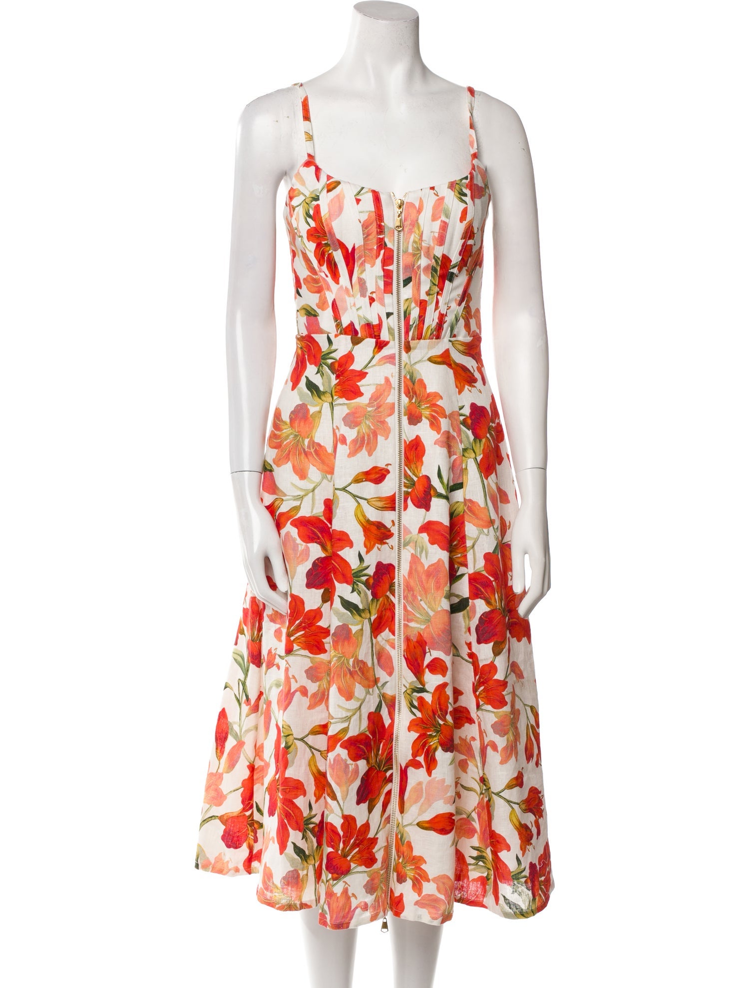 Zimmermann Linen Midi Length Dress w/ Tags