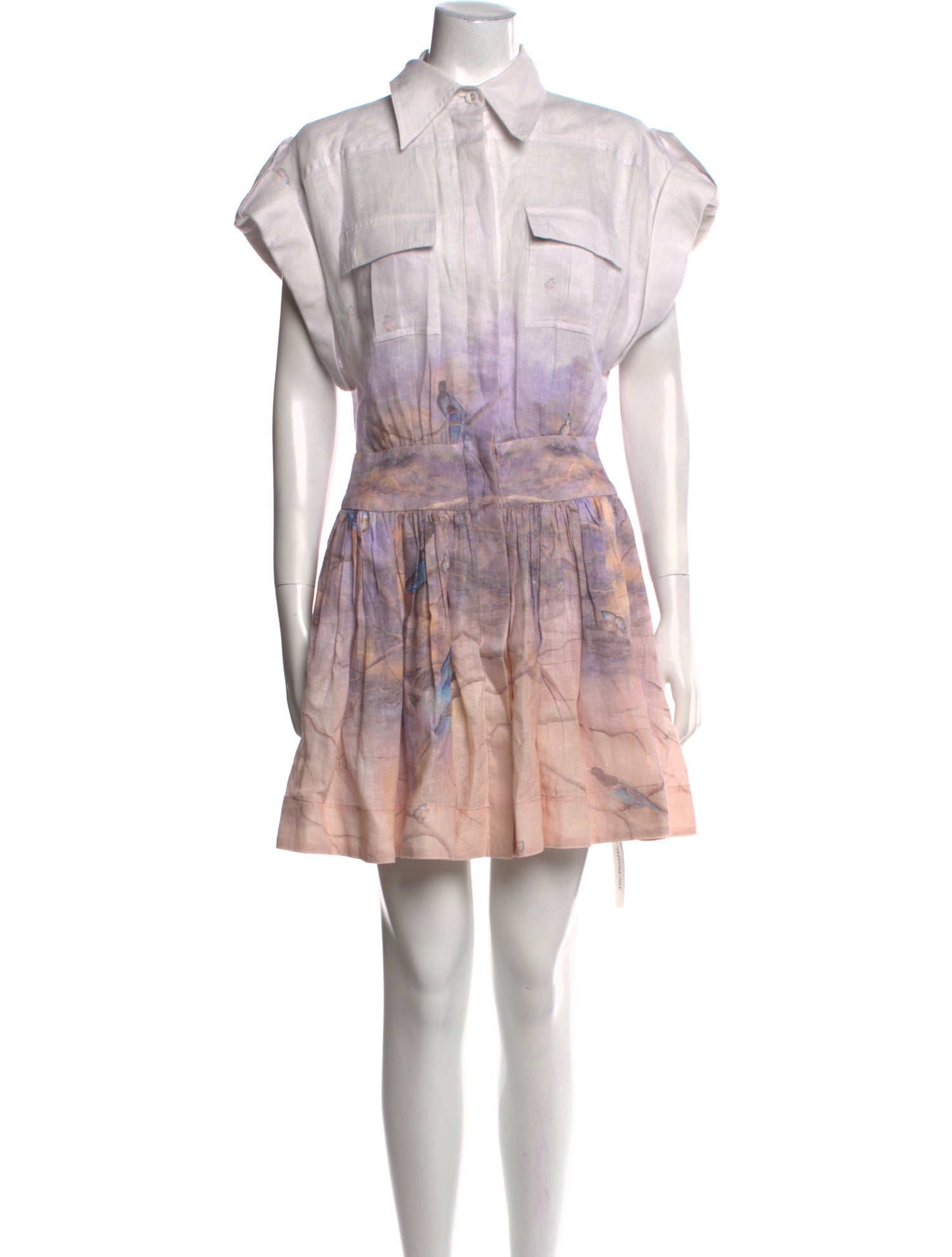 Zimmermann Linen Mini Dress