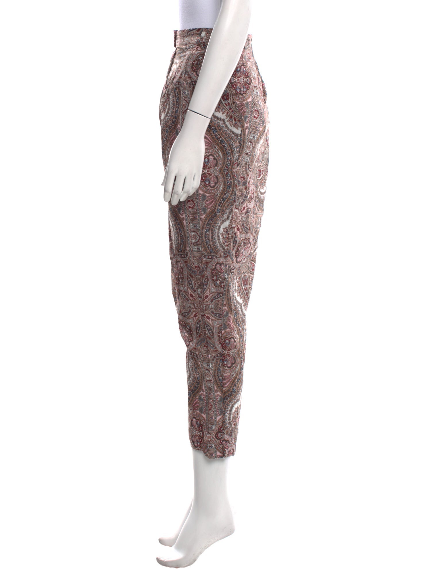 Zimmermann Paisley Print Straight Leg Pants